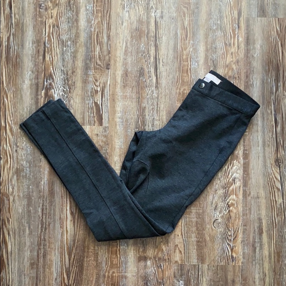Banana Republic Charcoal Gray Career Skinny Pants